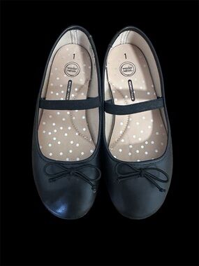 wonder nation Black Mary Jane Ballet Flats with Bow